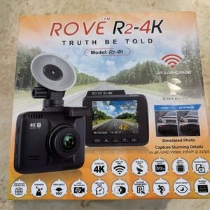 ROVE R2-4K Dash Cam - New in Box